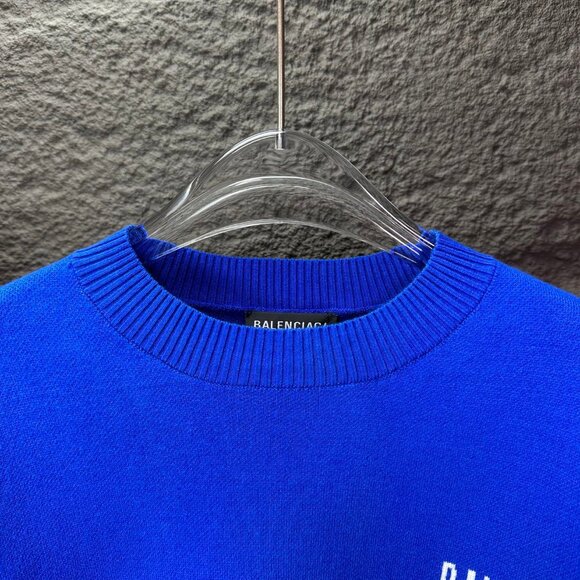 Balenciaga blue crewneck sweater - Picture 6 of 8